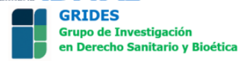 GRIDES, Grupo de Investigación en Derecho Sanitario y Bioética